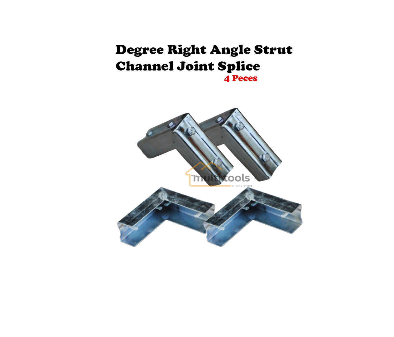 90 Degree Right Angle Strut Channel Joint Splice